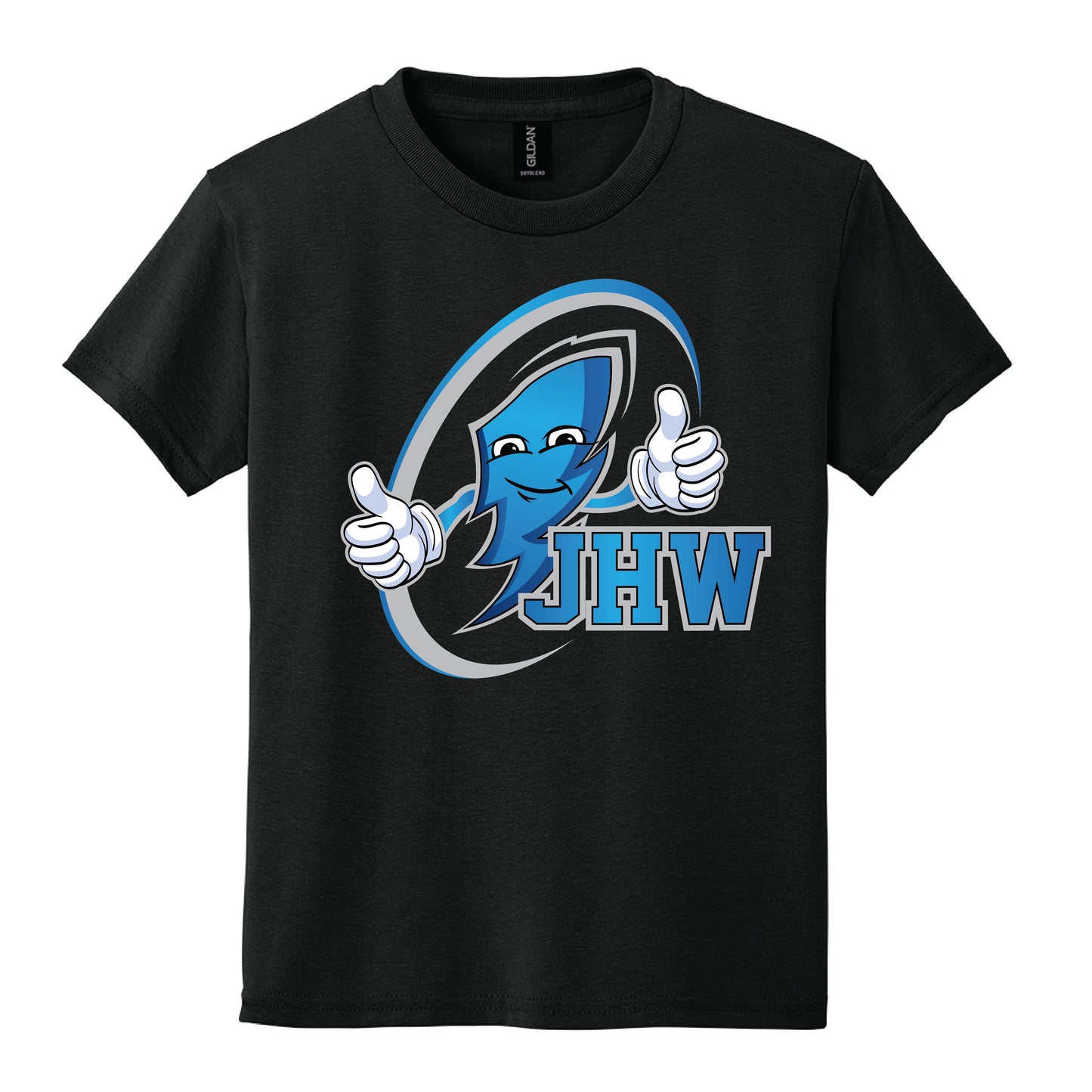 JHW Daily Student Uniform Black T-shirt