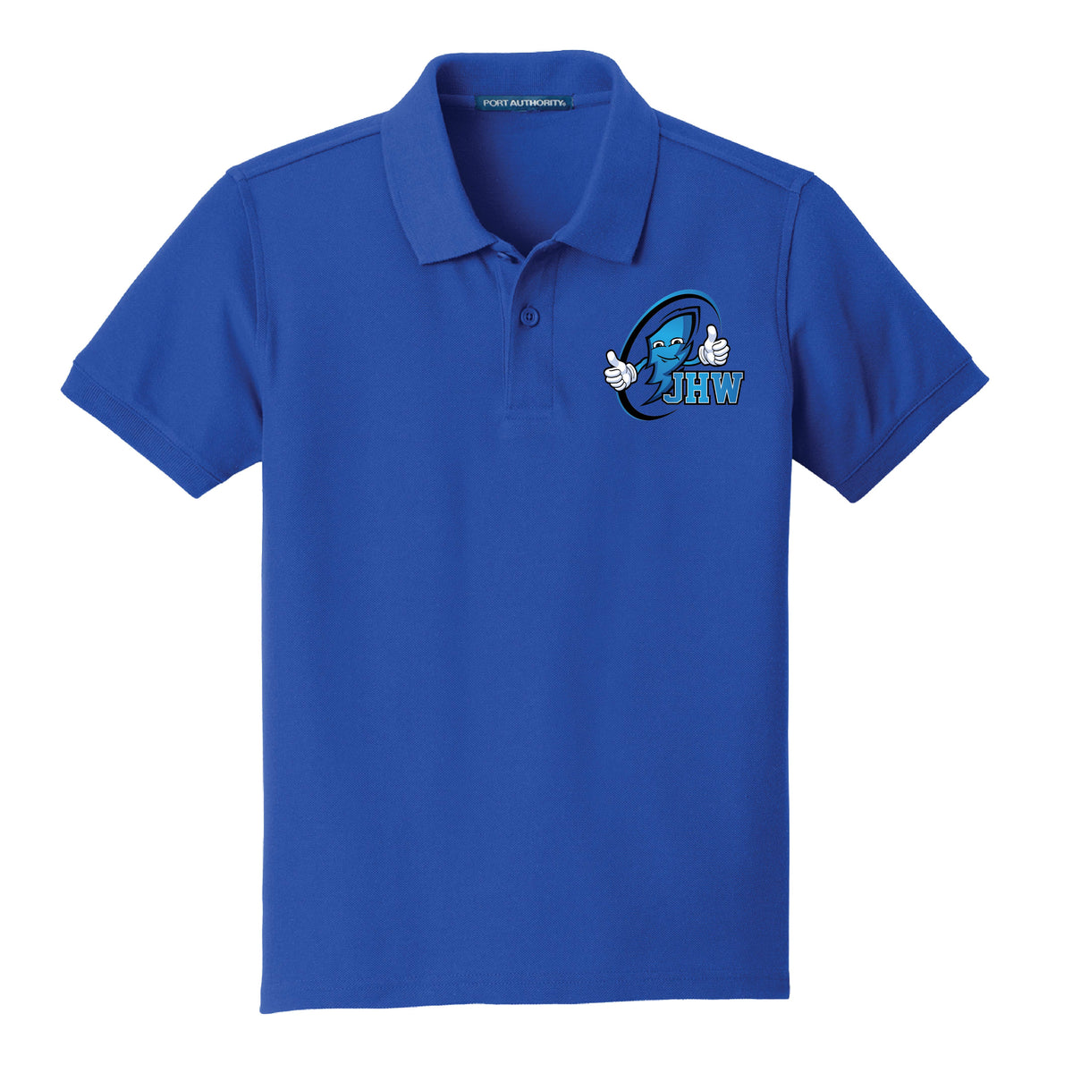 JHW Daily Cotton Royal Blue Polo