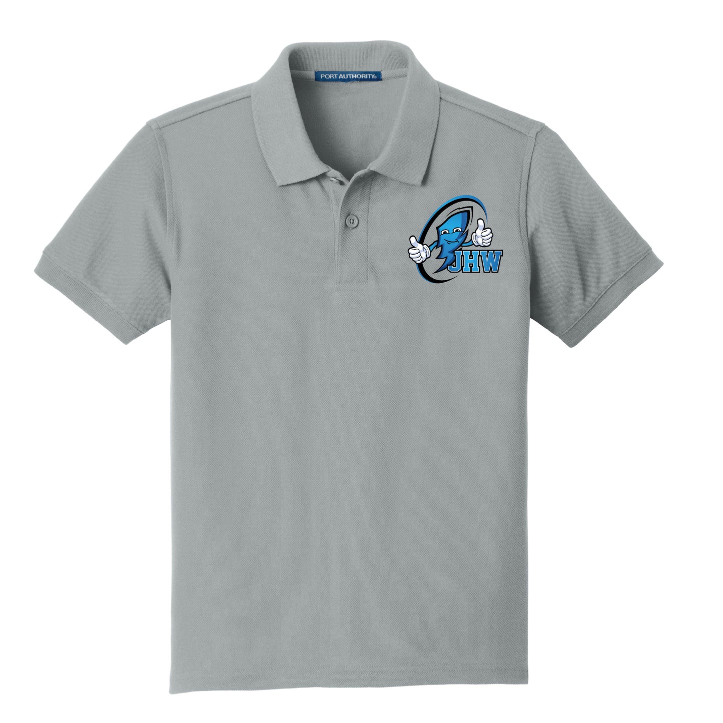 JHW Daily Student Uniform Gray Polo