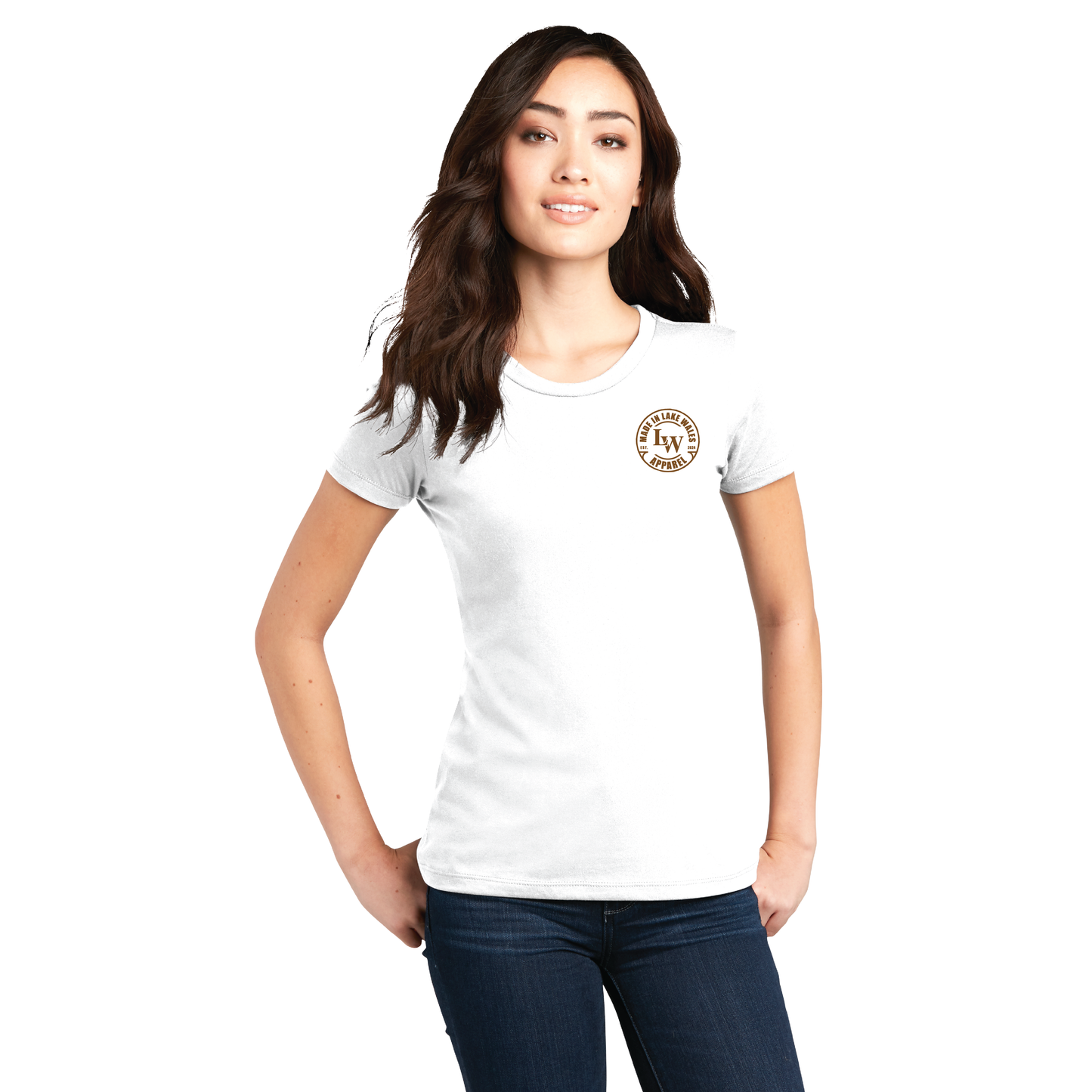 District Women's Short Sleeve White T-shirt
