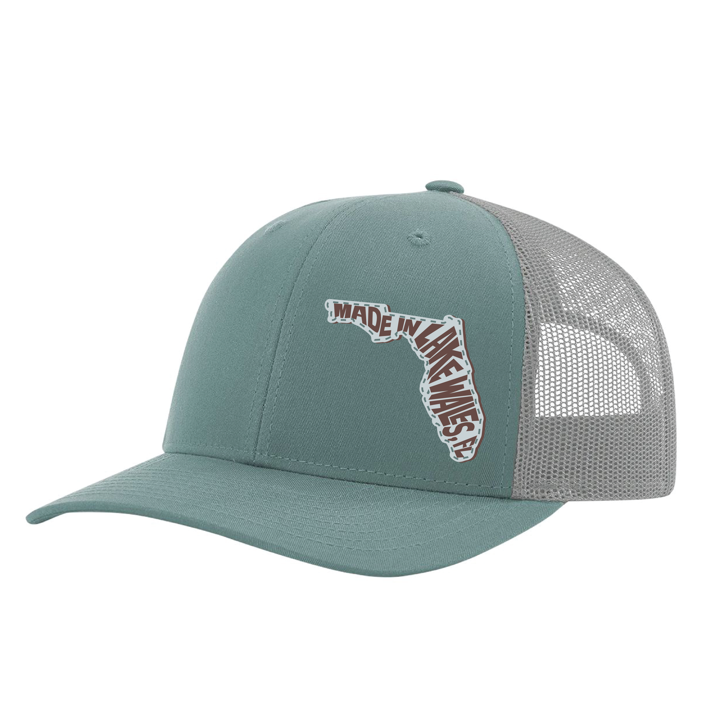 Richardson Sea Foam Hat w/ Leather Map Patch