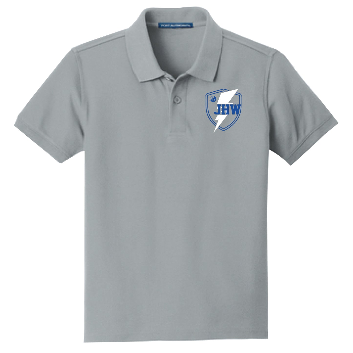 JHW Daily Student Uniform Gray Polo