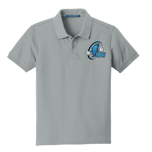 JHW Daily Student Uniform Gray Polo