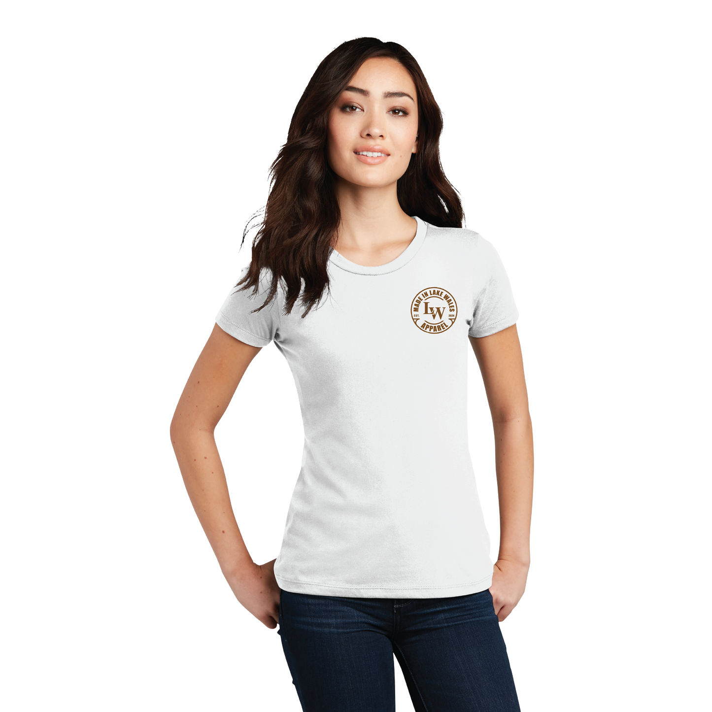 District Women's Short Sleeve White T-shirt