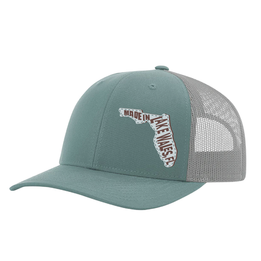 Richardson Sea Foam Hat w/ Leather Map Patch