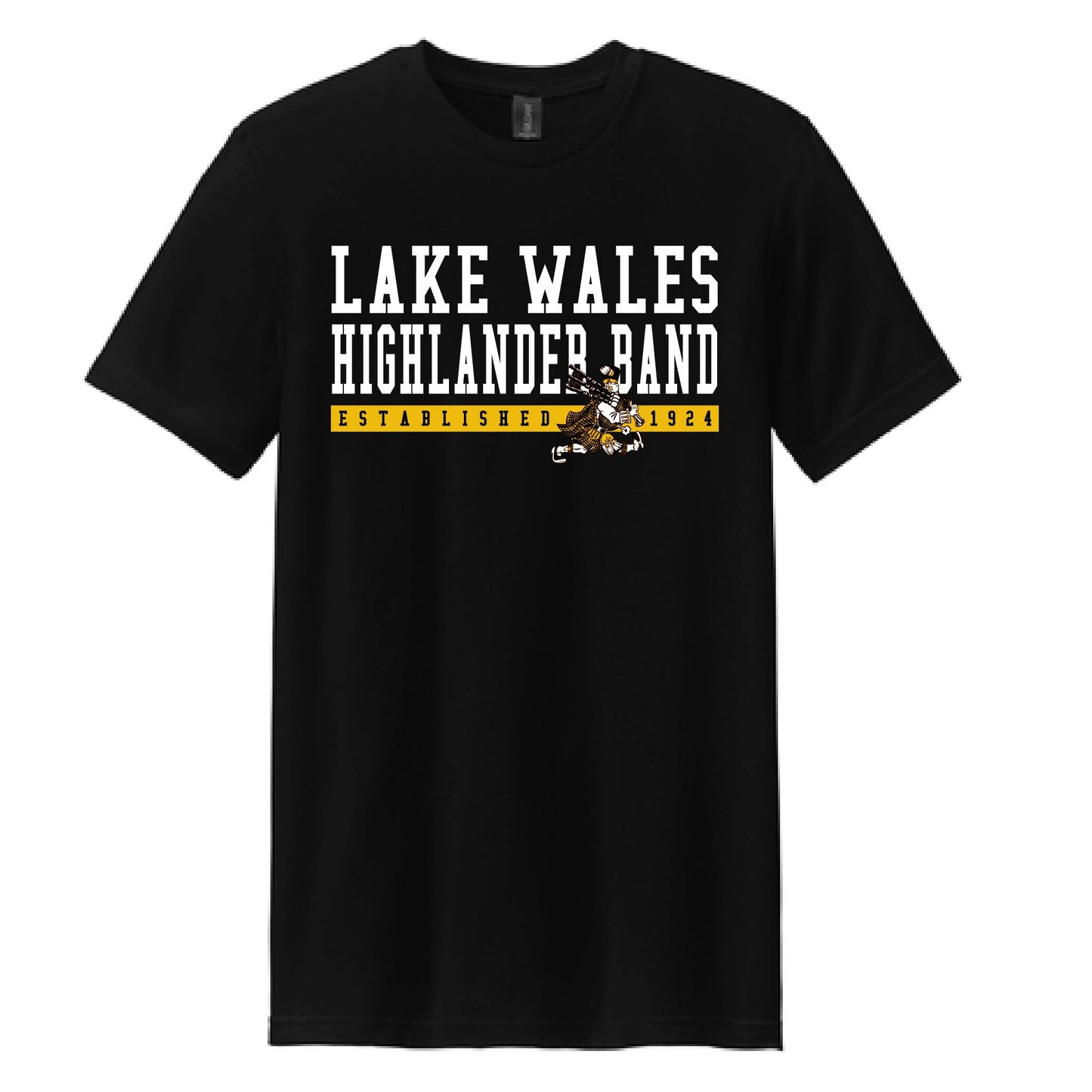 Highlander Band Gildan® Softstyle® CVC Black Short Sleeve Tee