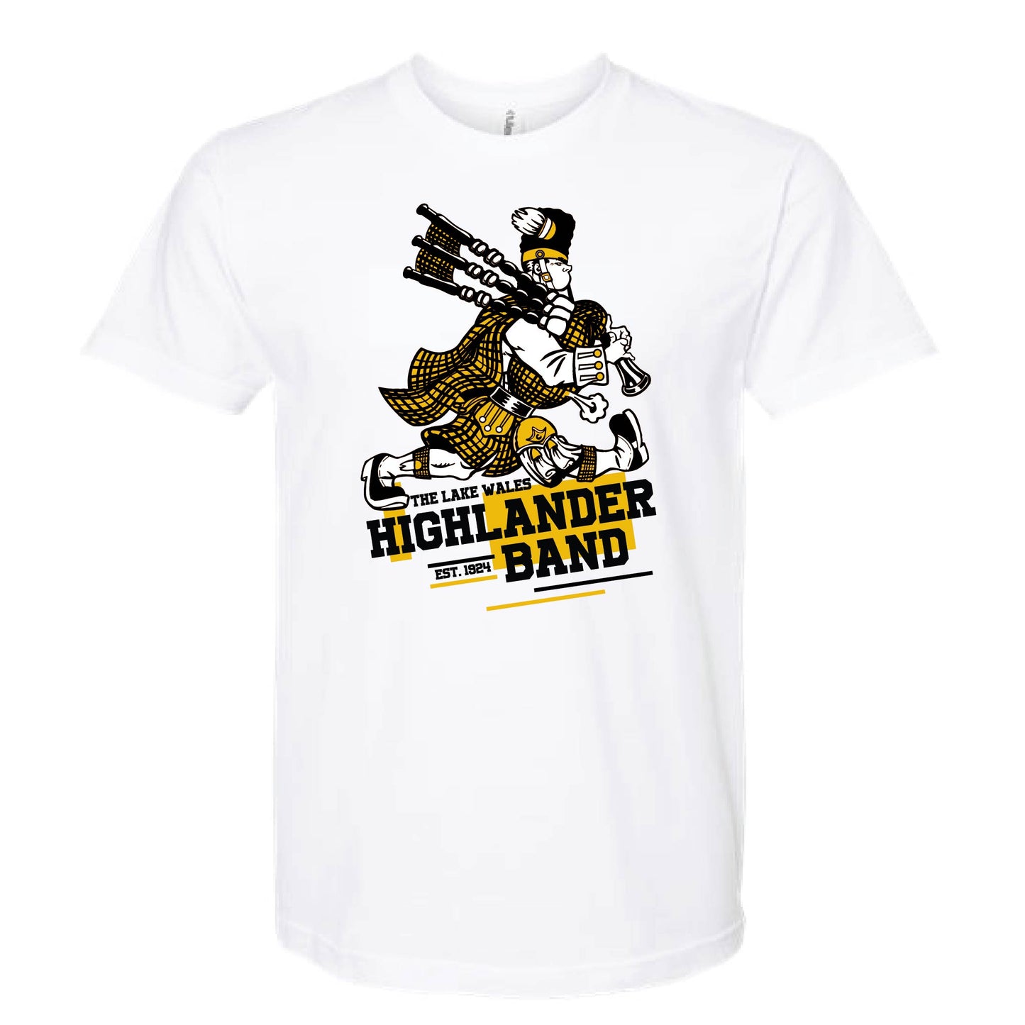 Highlander Band Gildan® Softstyle® CVC White Short Sleeve Tee