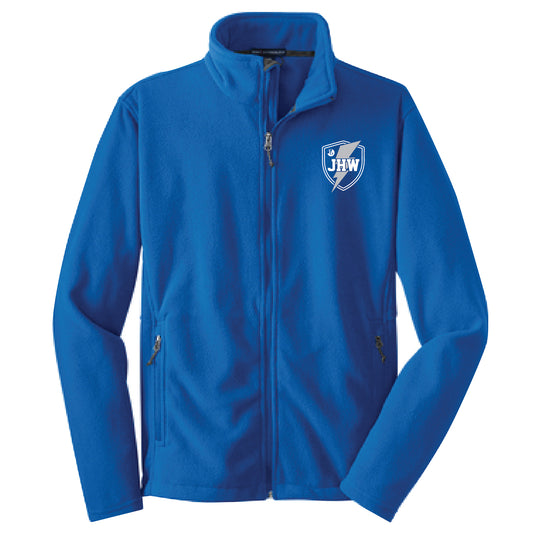 JHW Royal Blue Fleece Jacket, Youth and Adult Sizes